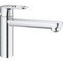 GROHE Robinet évier de cuisine Start Flow, mitigeur monocommande avec mousseur économique d'eau, rotation 140°, chromé, 31691000