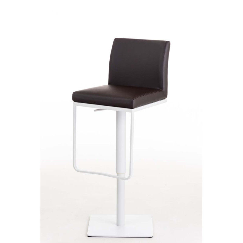 Tabouret de bar Panama W similicuir marron
