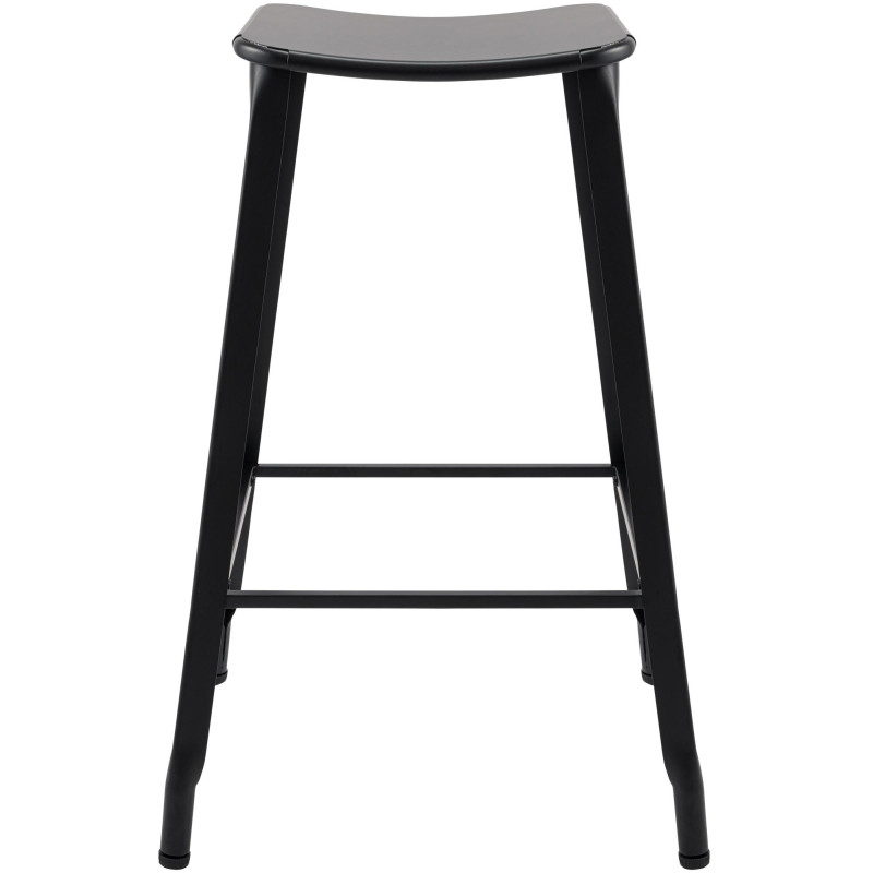 Tabouret de bar noir pivoine