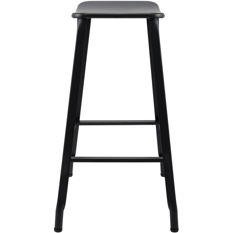 Tabouret de bar noir pivoine
