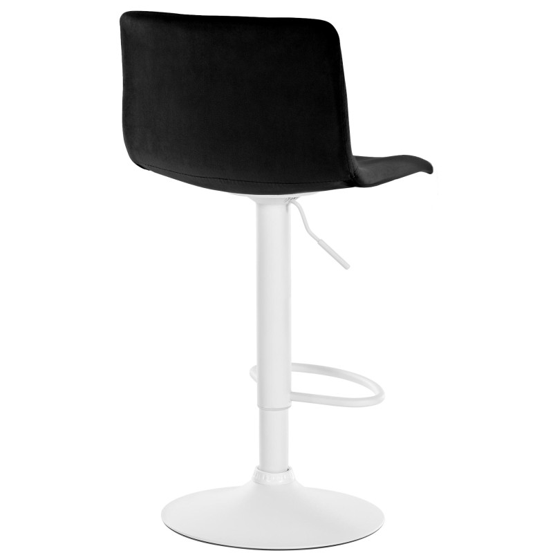 Tabouret de bar Hoover en velours noir
