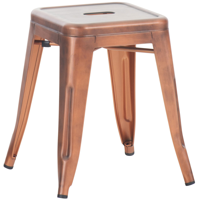 Tabouret Armin en cuivre