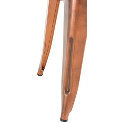 Tabouret Armin en cuivre