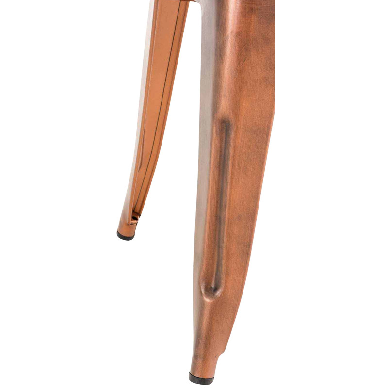 Tabouret Armin en cuivre