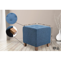 Tabouret Pharaon, bleu clair antique