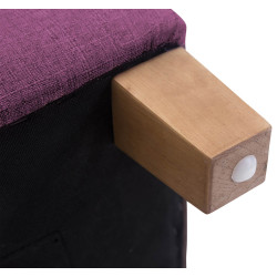 Tabouret Pharaon, violet clair antique