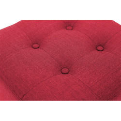 Tabouret Pharaon, rouge clair antique