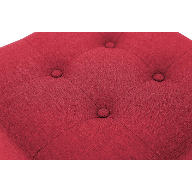 Tabouret Pharaon, rouge clair antique