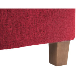 Tabouret Pharaon, rouge clair antique