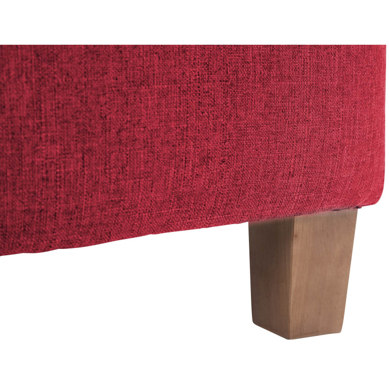 Tabouret Pharaon, rouge clair antique