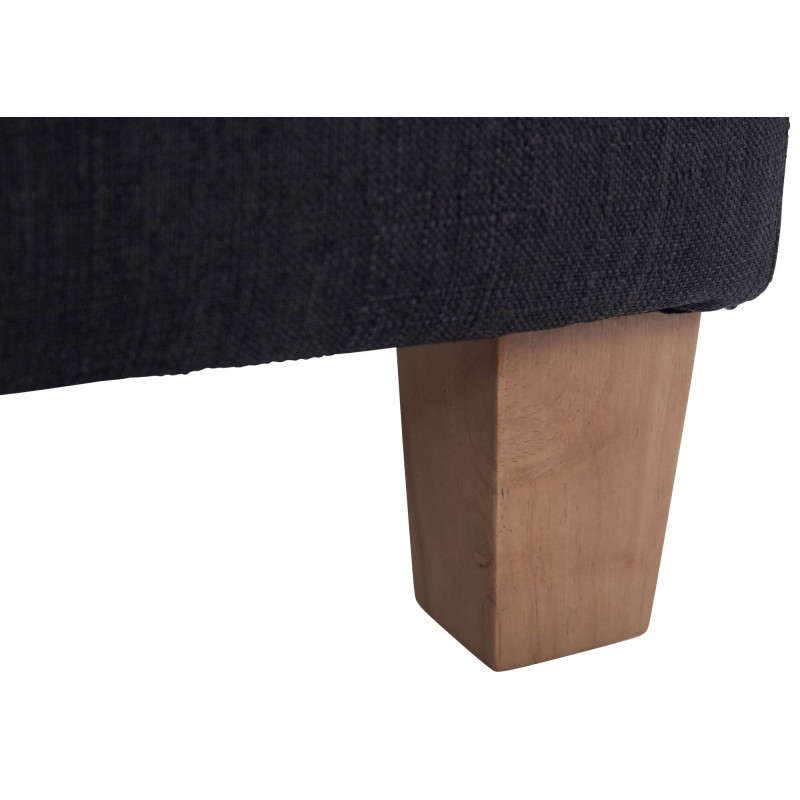 Tabouret Pharaon, noir clair antique