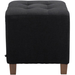 Tabouret Pharaon, noir clair antique