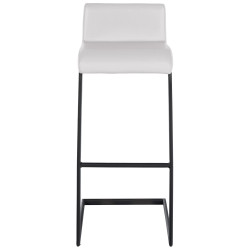 Ensemble de 2 tabourets de bar Newport B, similicuir, blanc