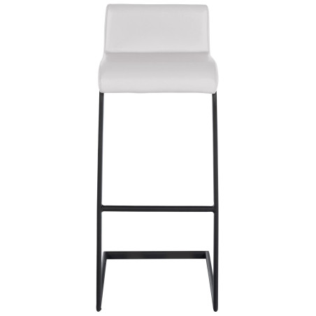 Ensemble de 2 tabourets de bar Newport B, similicuir, blanc