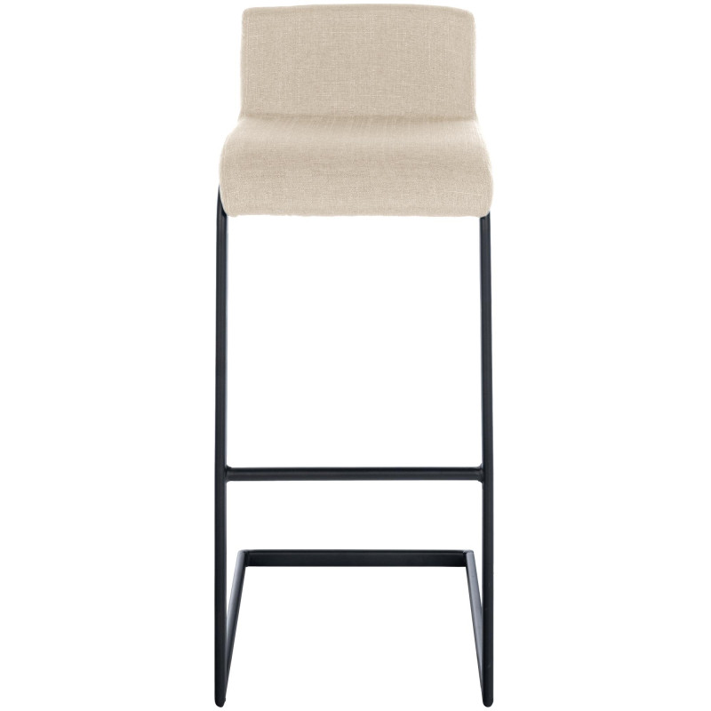 Conjunto de 2 banquetas Newport B, tecido creme