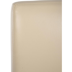 Set di 2 sgabelli da bar Freeport, similpelle, B, crema