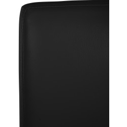 Set di 2 sgabelli da bar Freeport in similpelle B nero