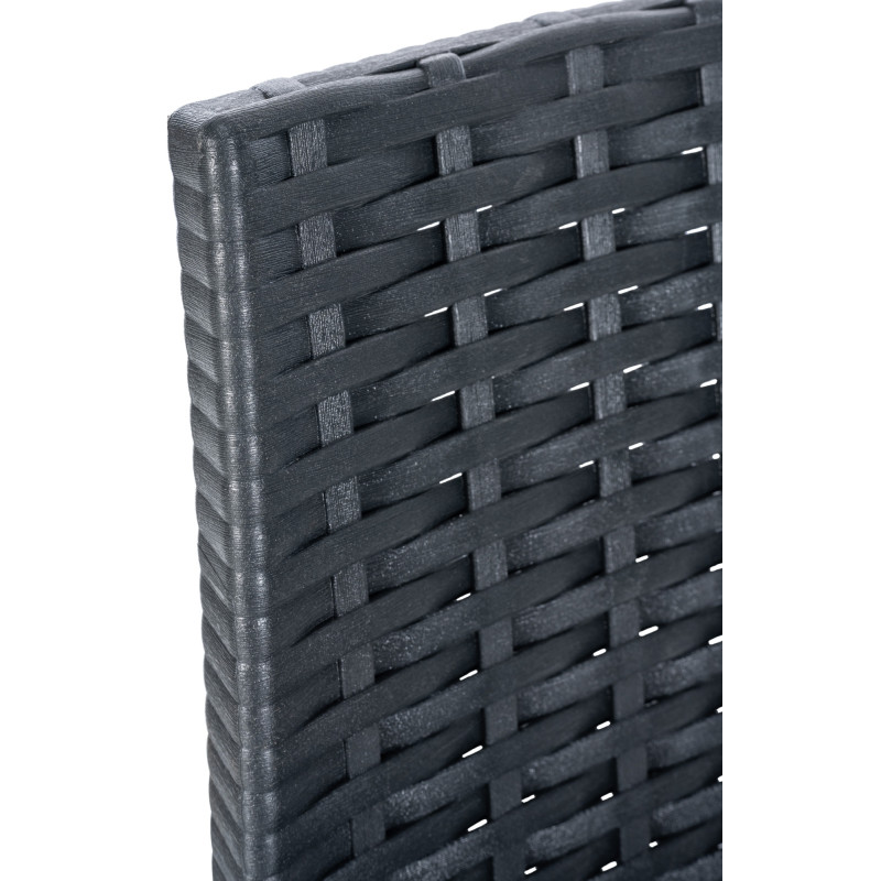 Conjunto de 4 banquetas de bar Jamaica, cinza escuro