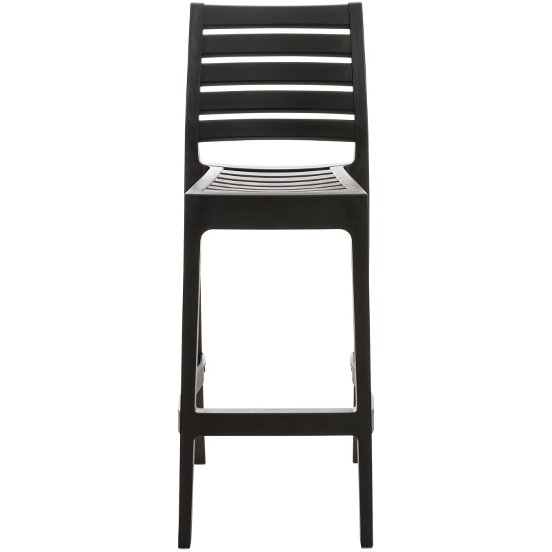 Ensemble de 4 tabourets de bar Ares, noirs