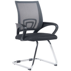 Chaise visiteur Eureka grise