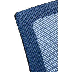 Chaise visiteur Eureka bleu