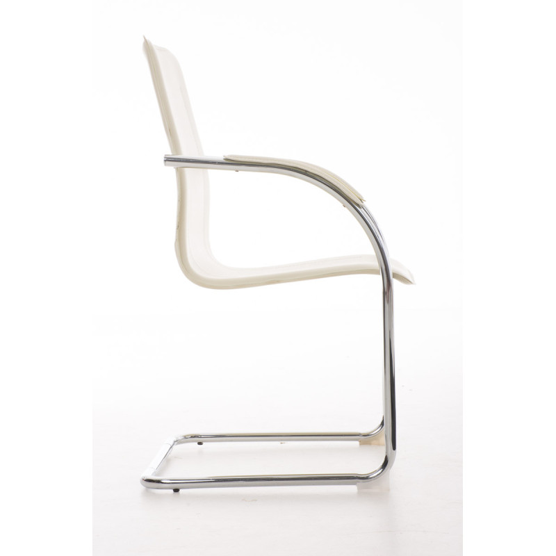 Chaise visiteur Melina crème