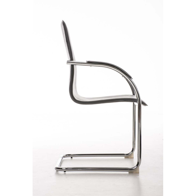 Chaise visiteur Melina marron