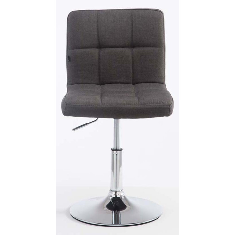 Lot de 2 chaises longues Palma V2 tissu gris foncé