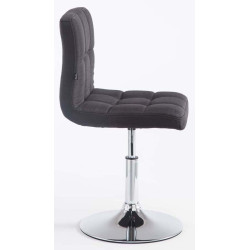 Lot de 2 chaises longues Palma V2 tissu noir