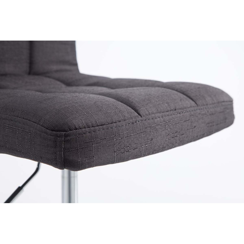 Lot de 2 chaises longues Palma V2 tissu noir