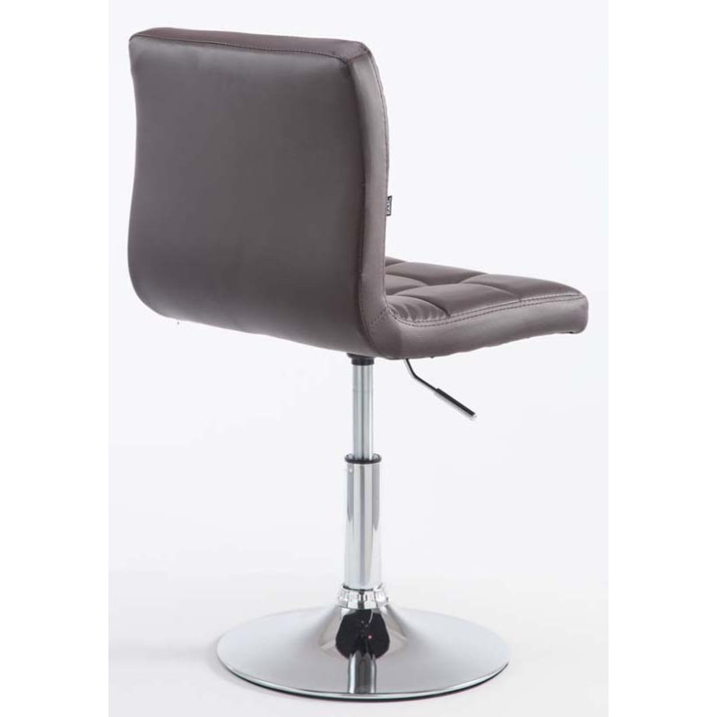 Lot de 2 chaises longues Palma V2 en similicuir marron