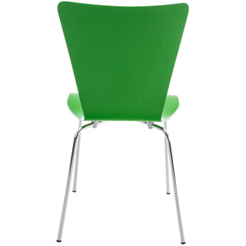 Chaise visiteur Aaron verte