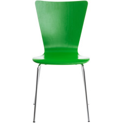 Chaise visiteur Aaron verte