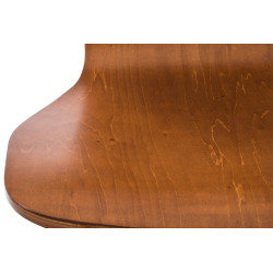Chaise visiteur marron Aaron