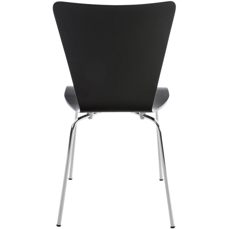 Chaise visiteur Aaron noire