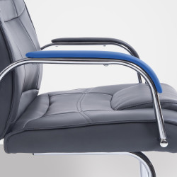 Chaise visiteur Attila grise