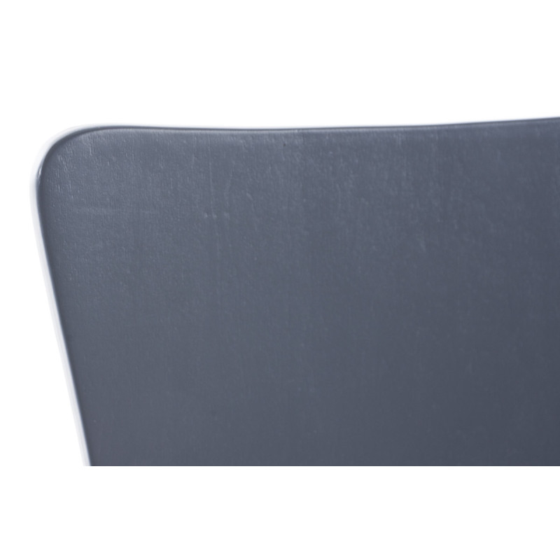 Lot de 2 chaises visiteurs Aaron grises