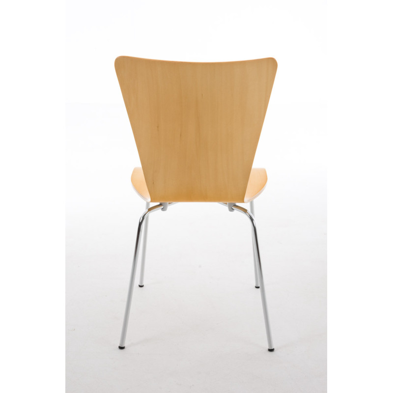 Lot de 4 chaises visiteurs Aaron natura