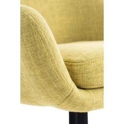 Lot de 2 tabourets de bar Grant en tissu vert clair