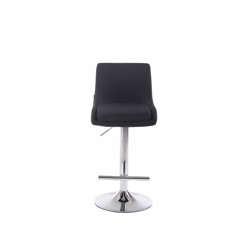 Tabouret de bar Club en cuir artificiel C noir