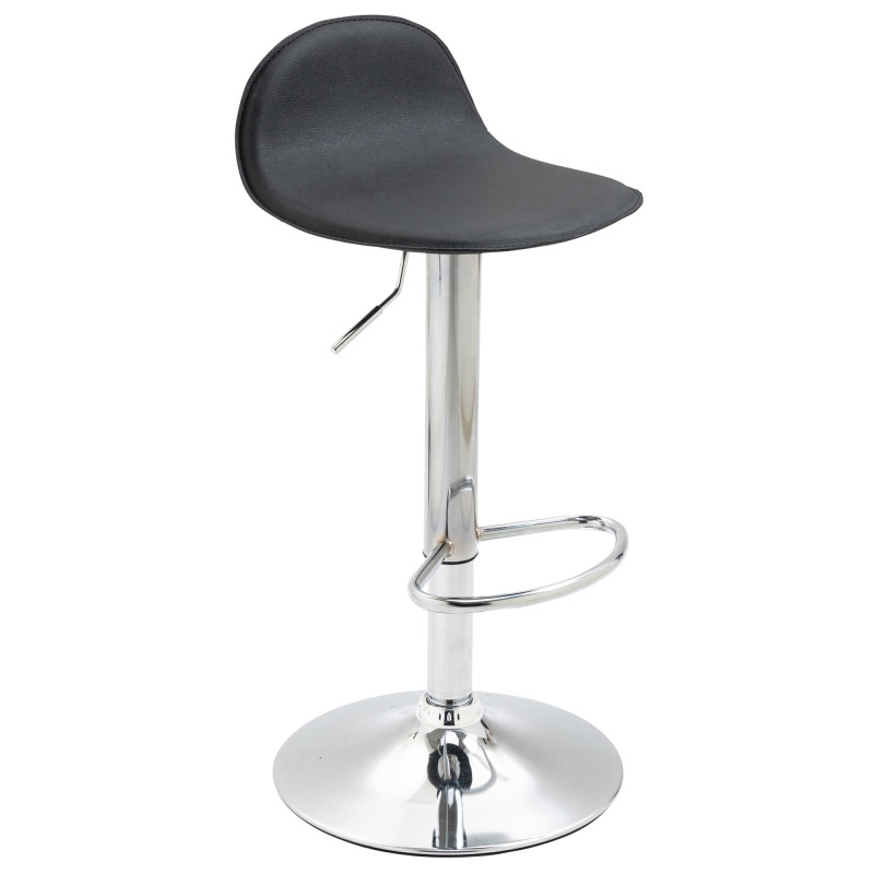 Lot de 2 tabourets de bar Lana V2 chromés