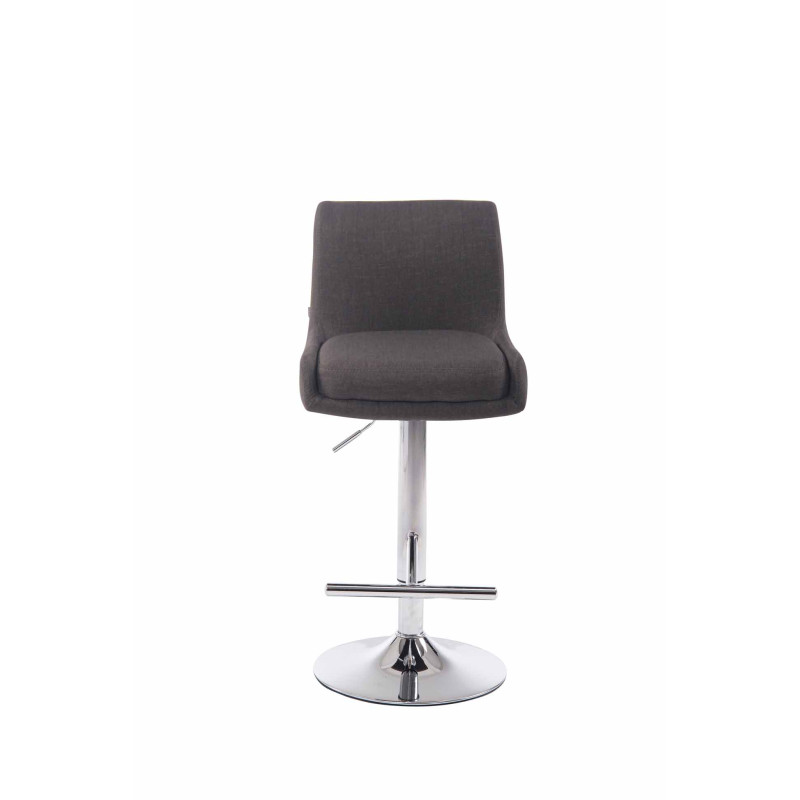 Tabouret de bar Club tissu C gris foncé