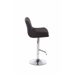 Tabouret de bar Club tissu C gris foncé