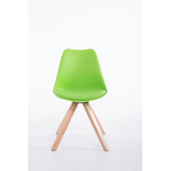 Chaise visiteur Toulouse Natura Square verte
