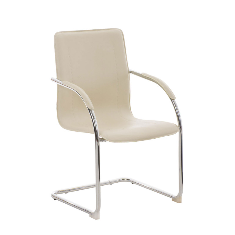 Chaise visiteur Melina V2 crème