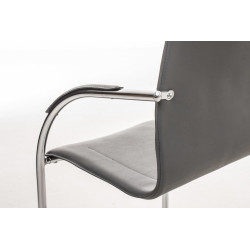 Chaise visiteur Melina V2 grise