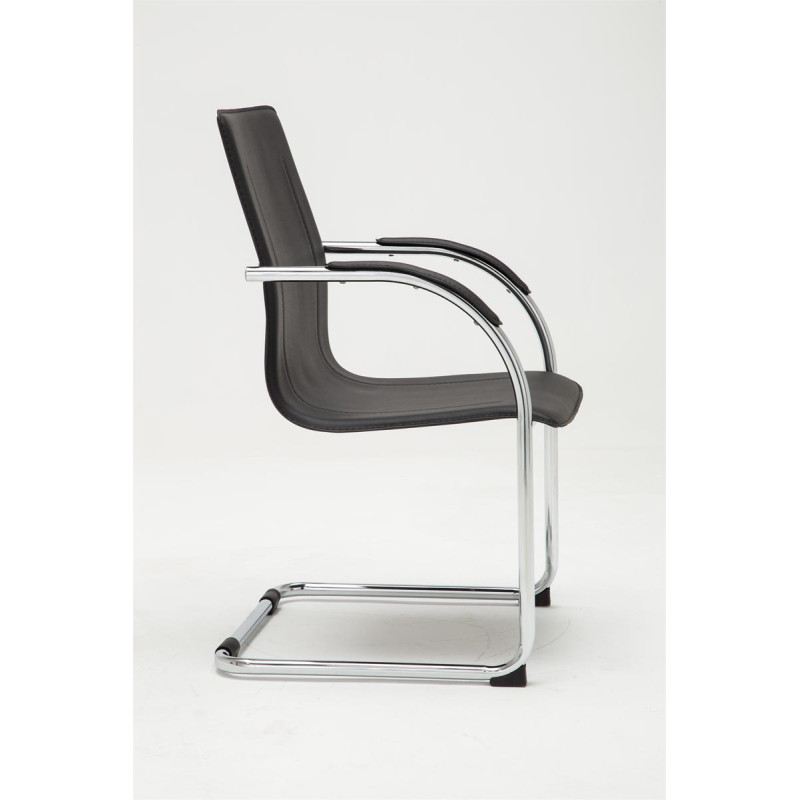 Chaise visiteur Melina V2 noire