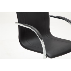 Chaise visiteur Melina V2 noire
