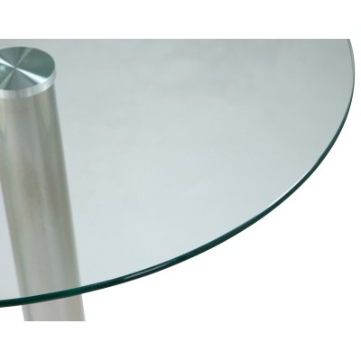 Table en verre 70 cm