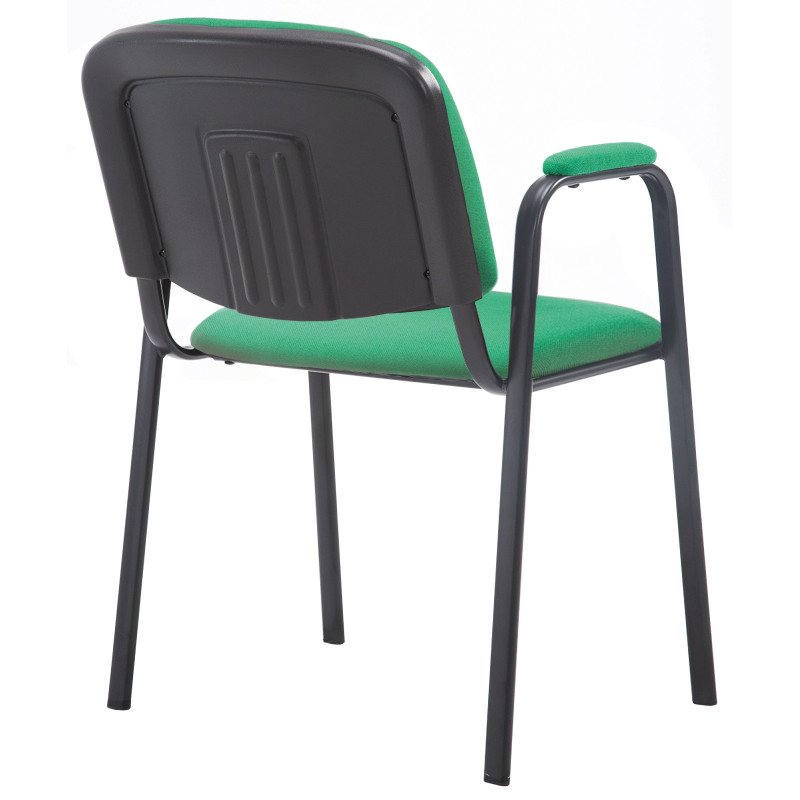 Chaise visiteur Ken PRO tissu vert